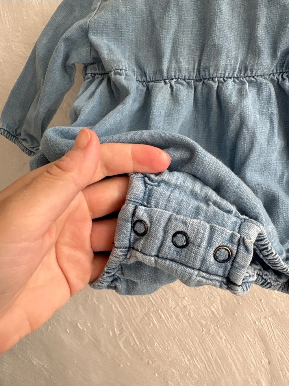 Ruffle butts 100% cotton bodysuit